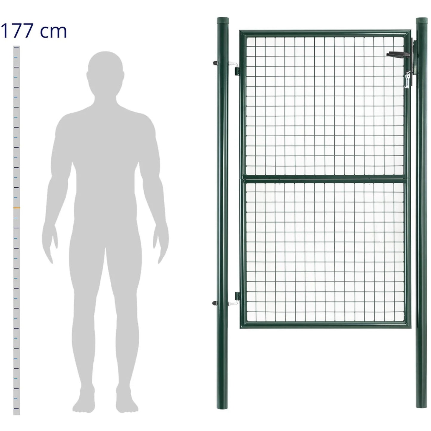 Gateway garden entrance made of steel 107.5 x 196 cm - Carlat