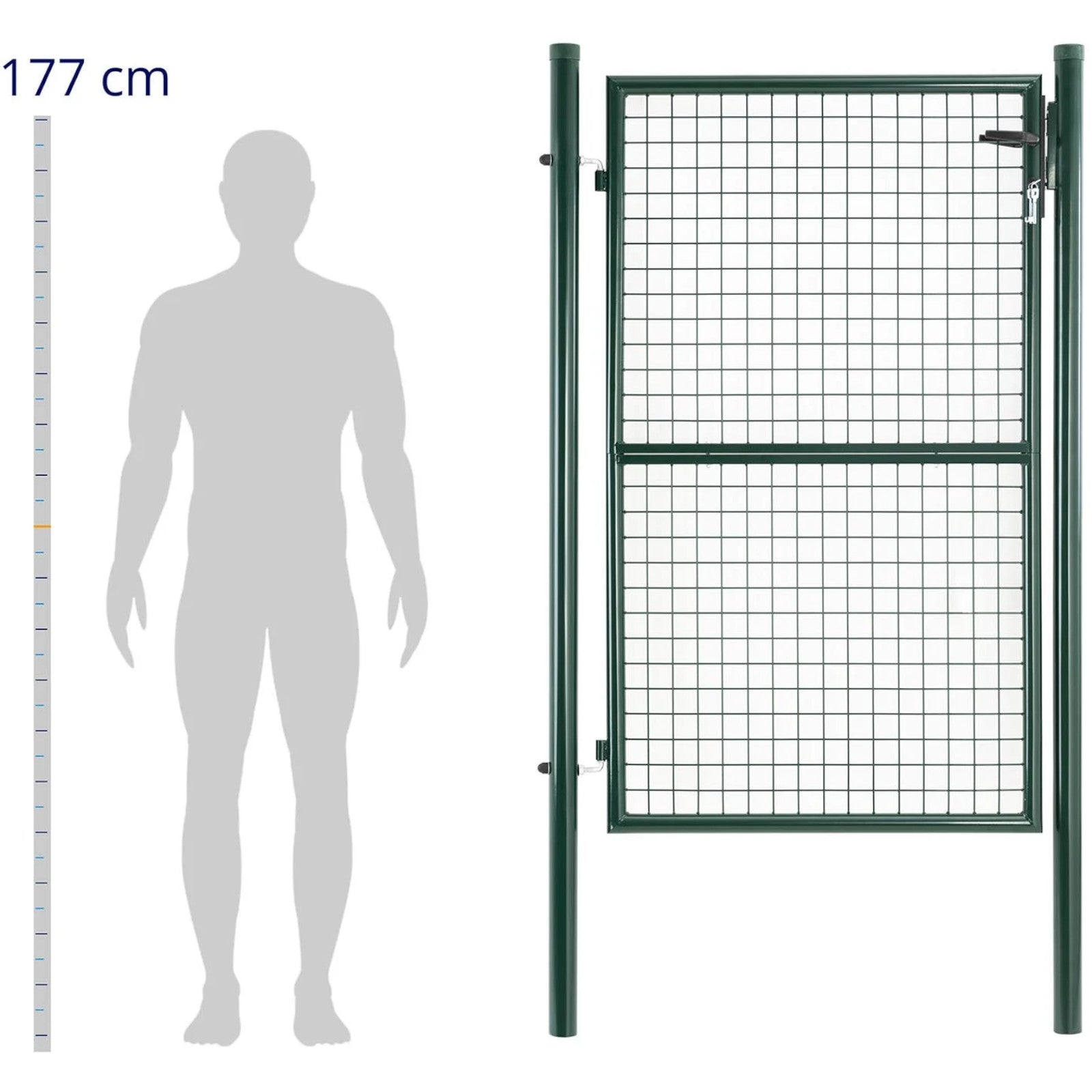 Gateway garden entrance made of steel 107.5 x 196 cm - Carlat