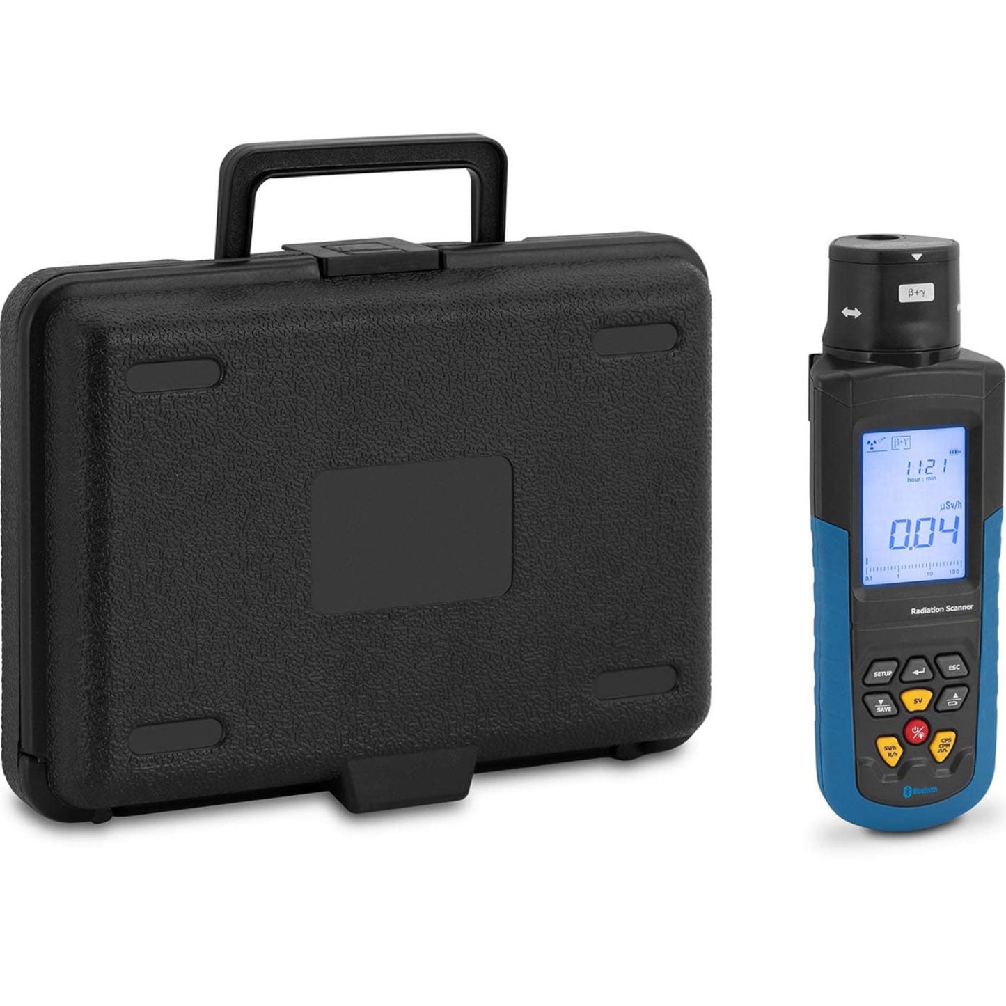 Geiger counter for radiation and X-ray LCD Bluetooth + suitcase - Carlat