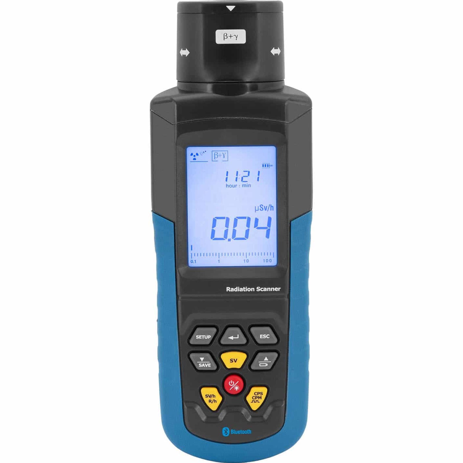 Geiger counter for radiation and X-ray LCD Bluetooth + suitcase - Carlat