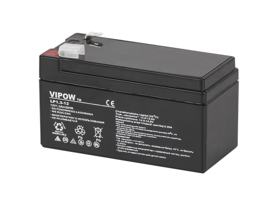 Gel batteries – VIPOW 12V 1.3Ah Gel Battery - Carlat