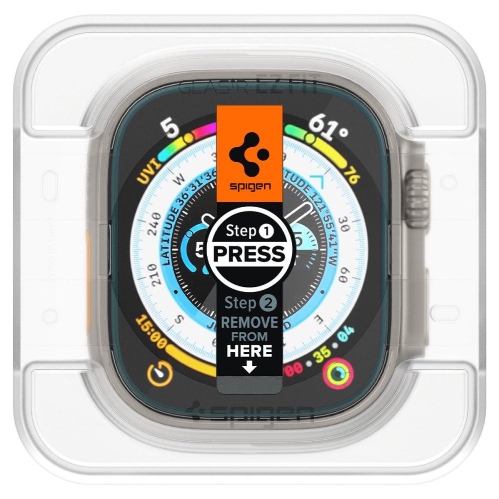 GlastR EZ Fit tempered glass for Apple Watch Ultra 49mm SET of 2 pcs. - Carlat