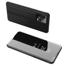 Glossy Flip Case for Xiaomi Redmi Note 12 Pro / Poco X5 Pro 5G Clear View Case Black - Carlat