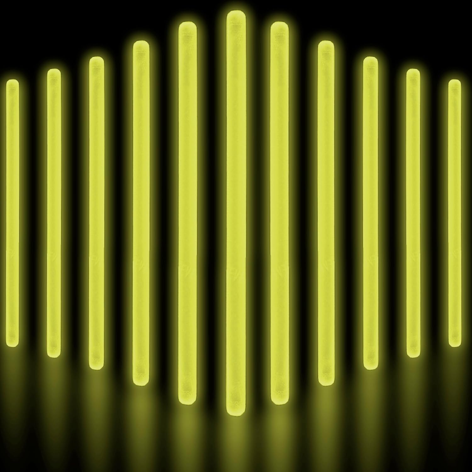 Glow Fever Glow Sticks Party Set - 25 cm Party Glow Sticks for Outdoors, Glow-in-the-Dark Party, Neon Party & More Glow Sticks by Party Dragon - Mixed, Pack of 100 - Carlat