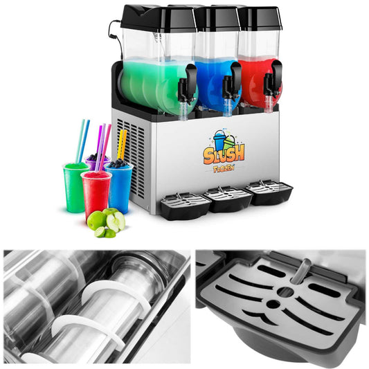 Granitor dispenser slush granity triple 3x 12L drink device - Carlat