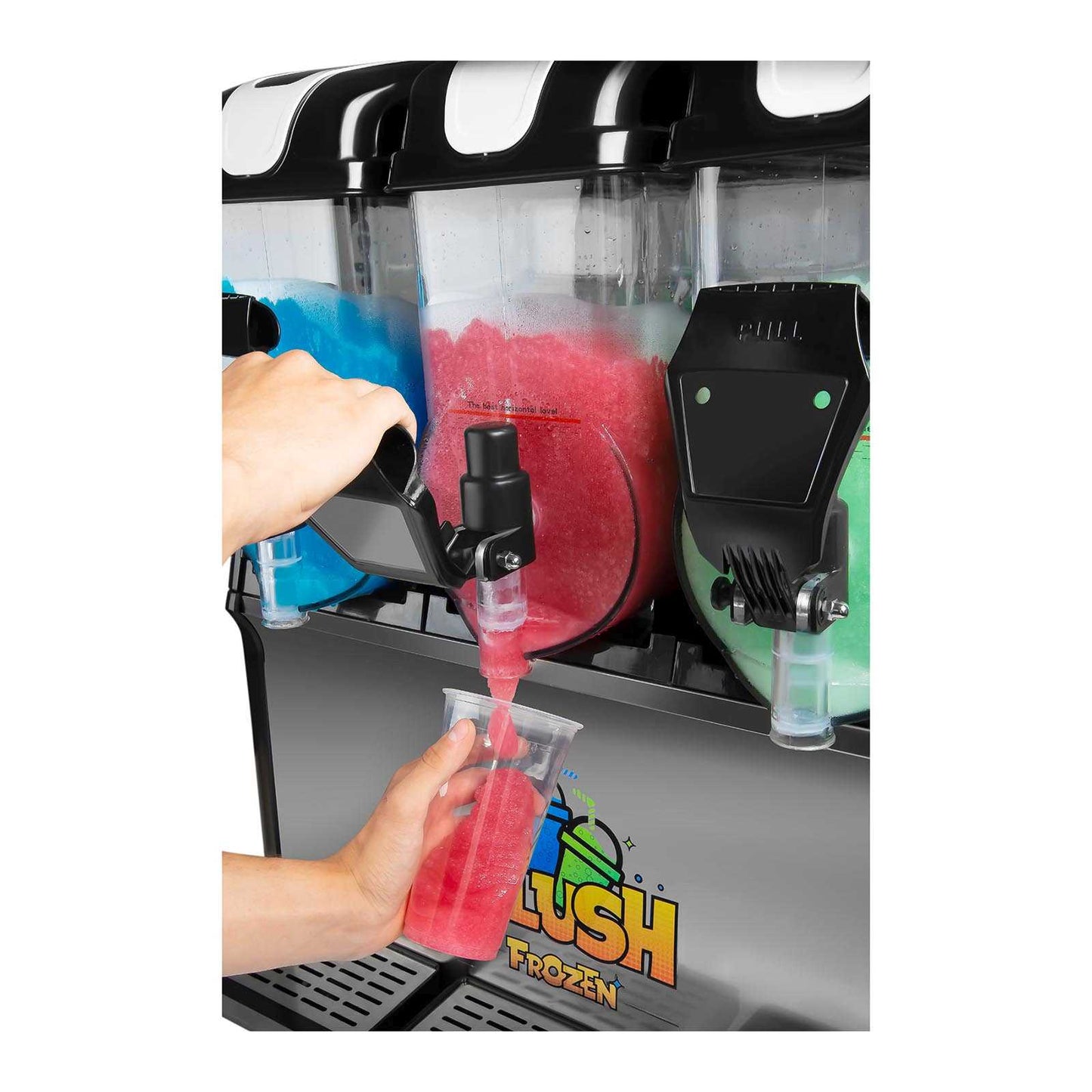 Granitor dispenser slush granity triple 3x 12L drink device - Carlat