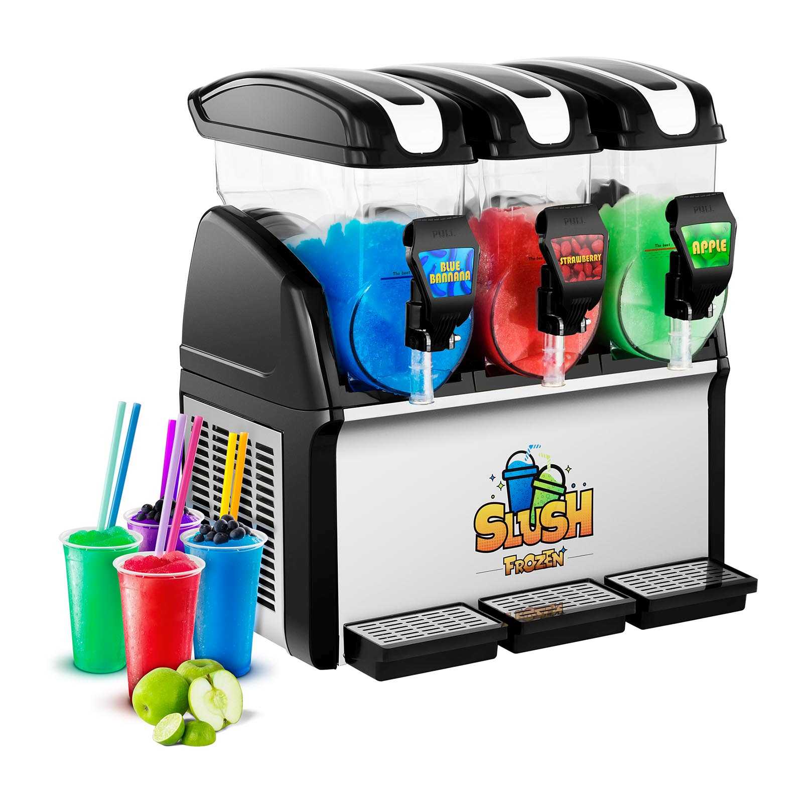 Granitor dispenser slush-granity triple 3x 15L drink device - Carlat
