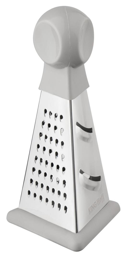 Graters, choppers, juicers – Vegetable Grater, 3-Sided, Stainless Steel, Kinghoff, KH-1987 - Carlat