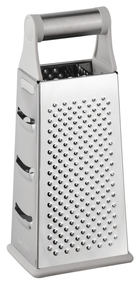 Graters, choppers, juicers – Vegetable grater, 4-sided, stainless steel, Kinghoff, KH-1989 - Carlat