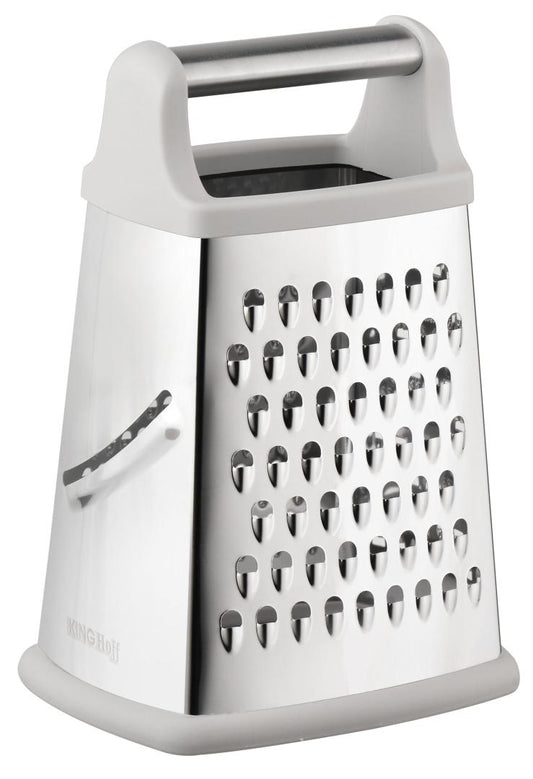 Graters, choppers, juicers – Vegetable grater, 4-sided, stainless steel, Kinghoff, KH-1990 - Carlat
