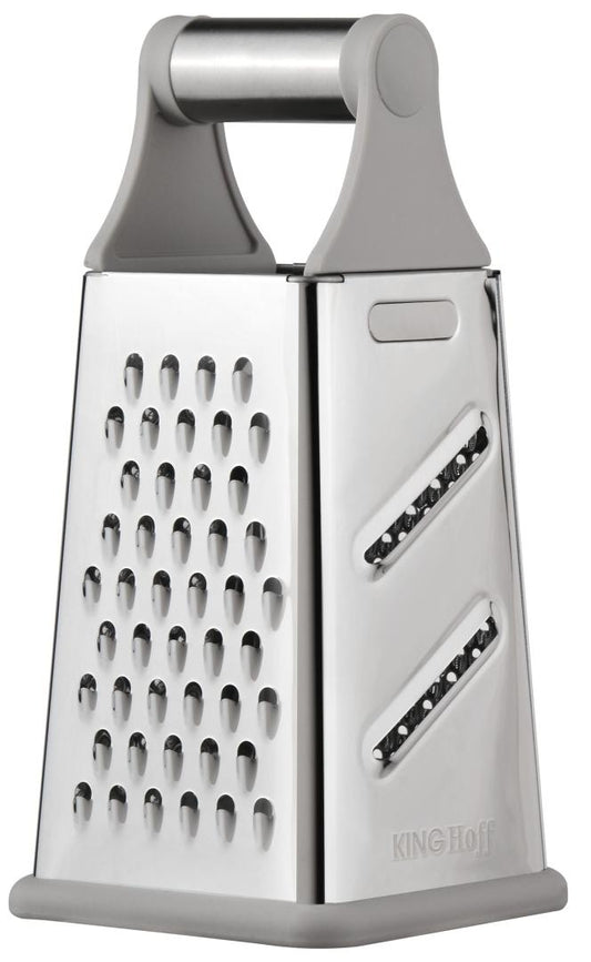 Graters, choppers, juicers – Vegetable grater, 4-sided, stainless steel, Kinghoff, KH-1992 - Carlat