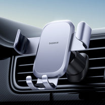 Gravity car holder for a smartphone on the air vent - gray - Carlat
