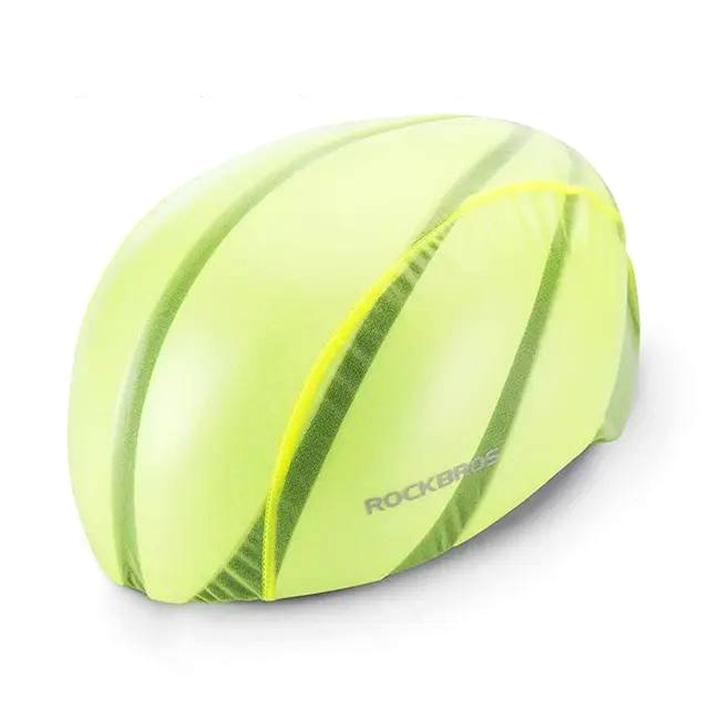 Green bicycle helmet rain cover - Carlat