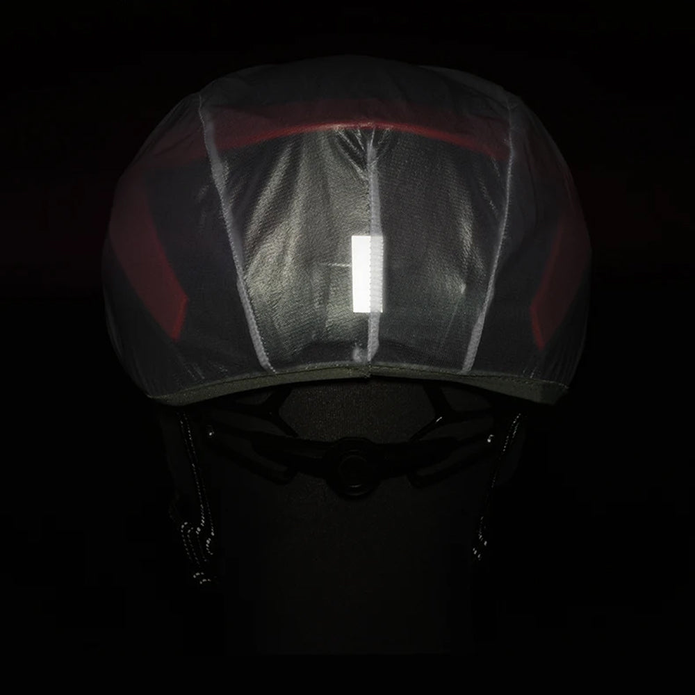 Green bicycle helmet rain cover - Carlat
