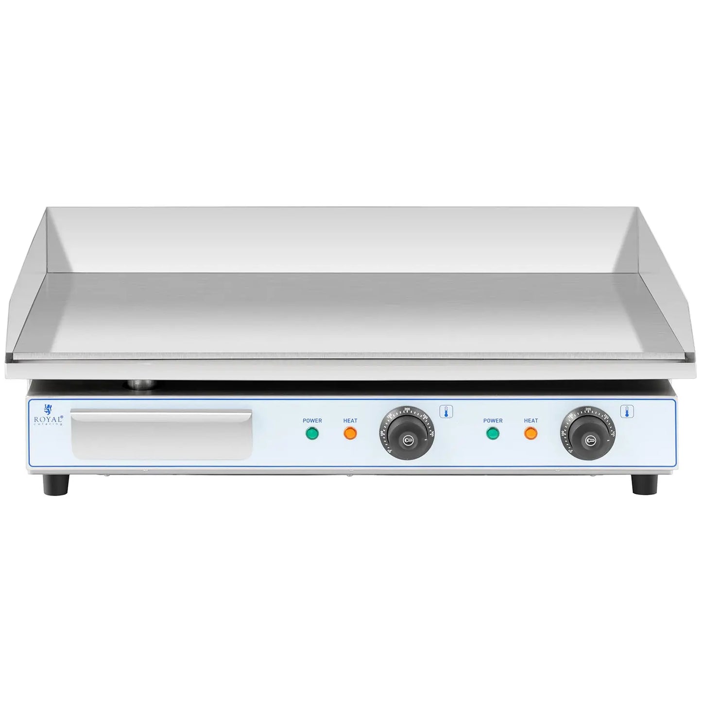Grill electric grill plate, double smooth, 730 x 400 mm, 2 x 2200 W - Carlat