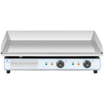 Grill electric grill plate, double smooth, 730 x 400 mm, 2 x 2200 W - Carlat
