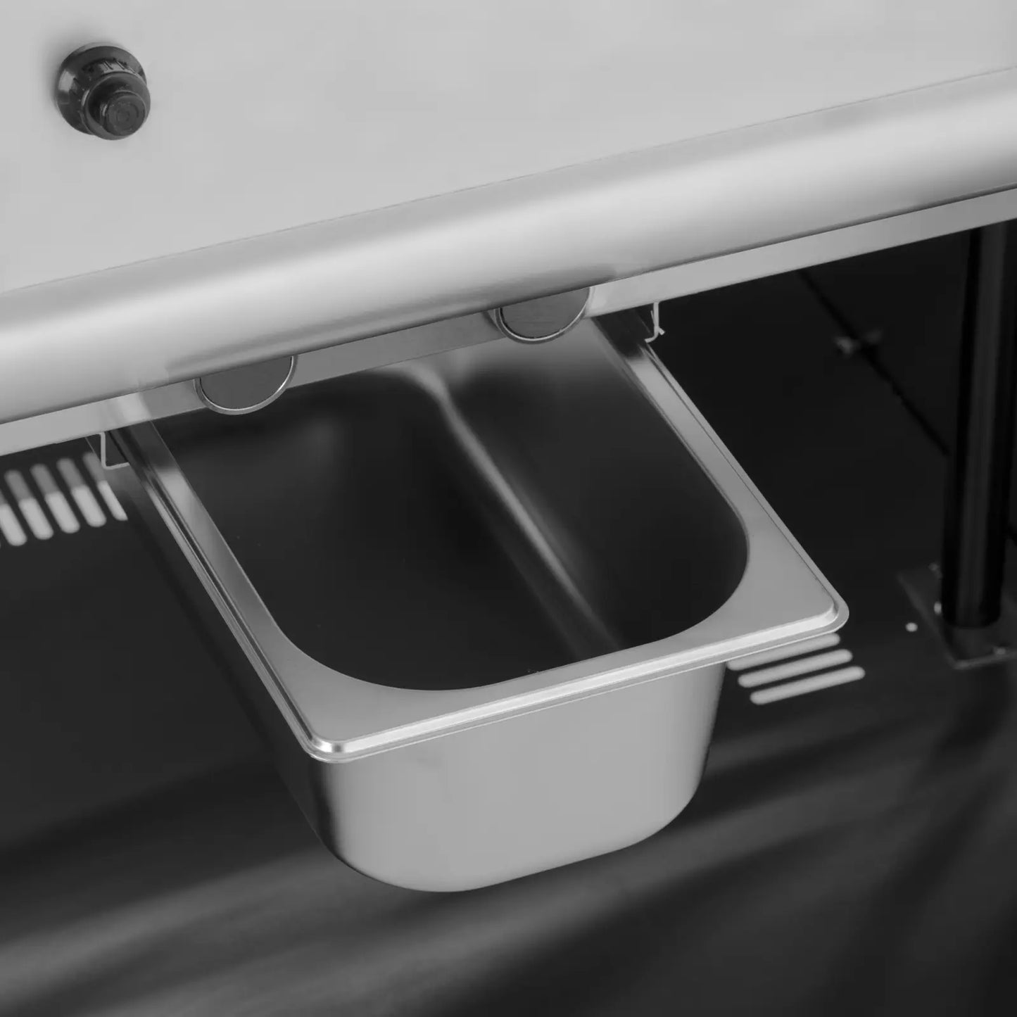 Grill, smooth grill plate with a cabinet for propane / LPG / natural gas 12 kW - Carlat