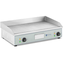 Grilled electric grill plate double-fitted 400 x 730 mm 2 x 2000 W - Carlat