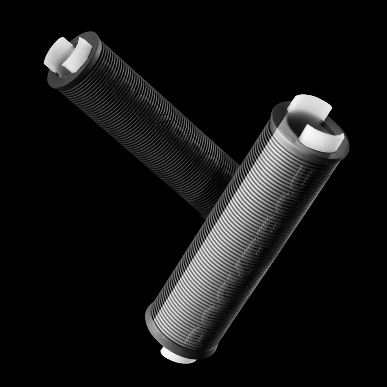 Grips, twisted, anti-slip bicycle grips - blue - Carlat