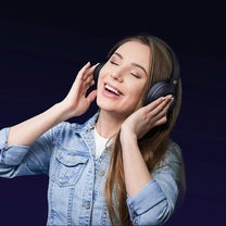 H3 ANC Bluetooth Hi-Res Audio over-ear wireless headphones - blue - Carlat