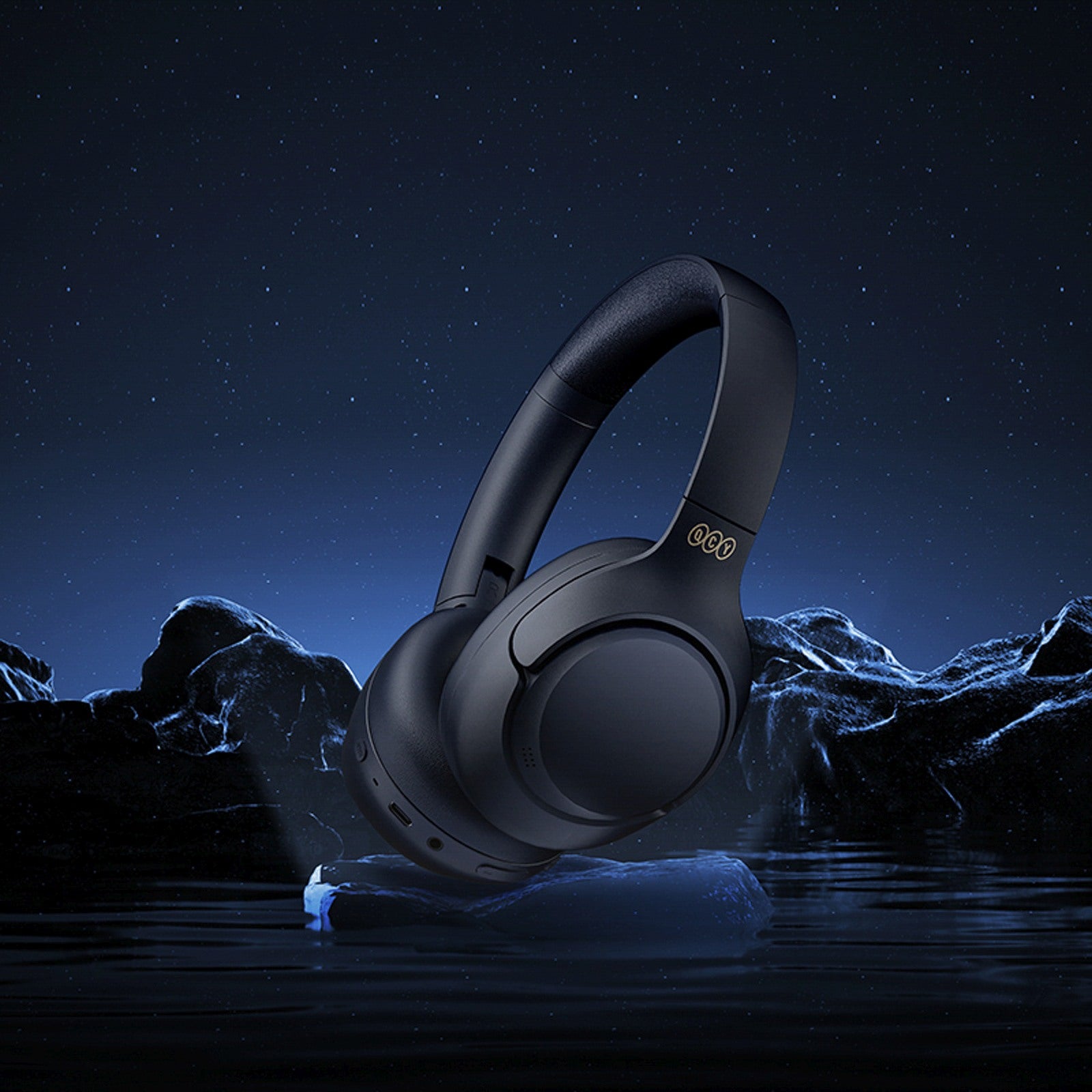 H3 ANC Bluetooth on-ear wireless headphones - black - Carlat