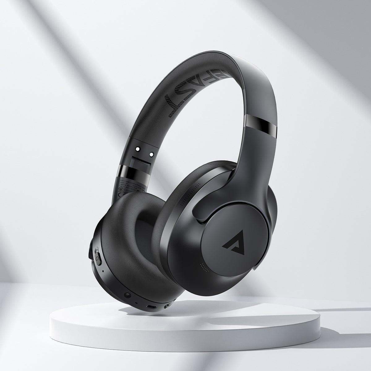 H4 ANC wireless Bluetooth 5.3 IPX4 over-ear headphones - black - Carlat
