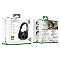 H4 ANC wireless Bluetooth 5.3 IPX4 over-ear headphones - black - Carlat