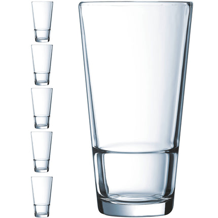 Glass high Arcoroc STACK UP 470 ml set of 6 pieces
