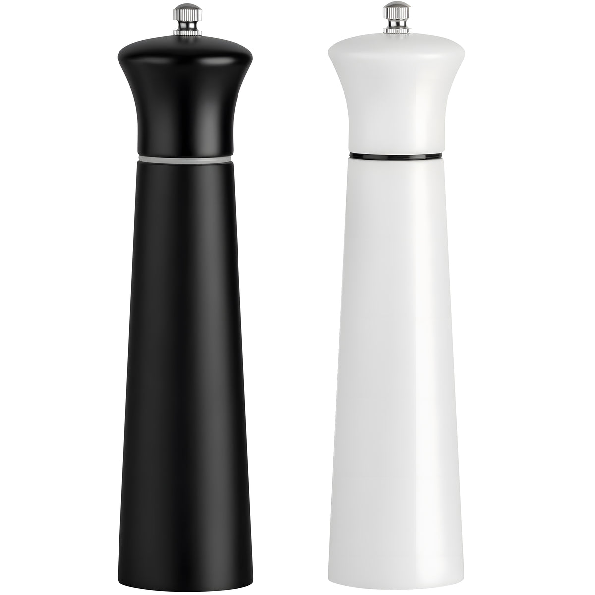 Hand-Cranked Wooden Salt, Pepper, and Spice Grinder Set (2-Piece Set) - Carlat