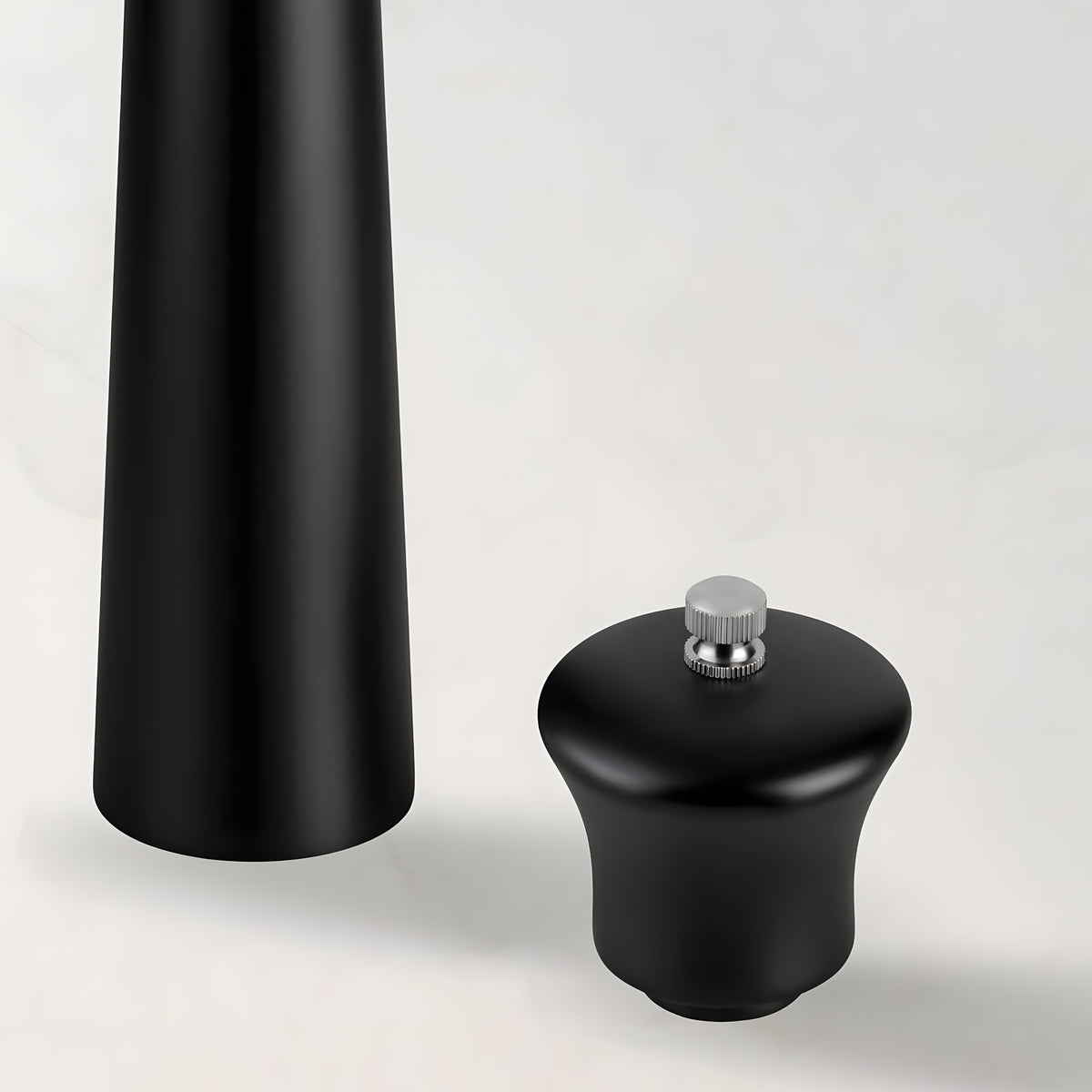 Hand-Cranked Wooden Salt, Pepper, and Spice Grinder Set (2-Piece Set) - Carlat