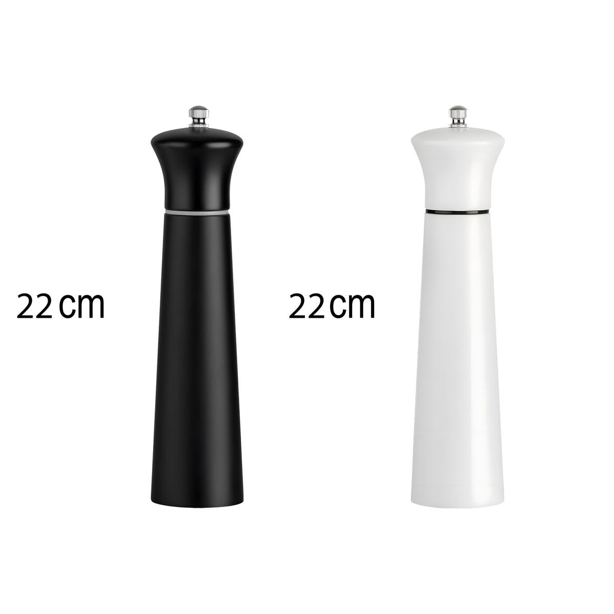 Hand-Cranked Wooden Salt, Pepper, and Spice Grinder Set (2-Piece Set) - Carlat