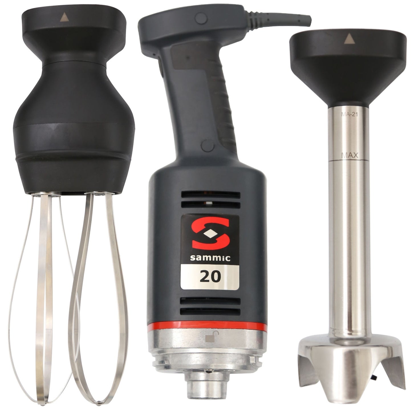 Hand blender with mixing arm and killing arm MB-21 300 W - Sammic 3030634 - Carlat