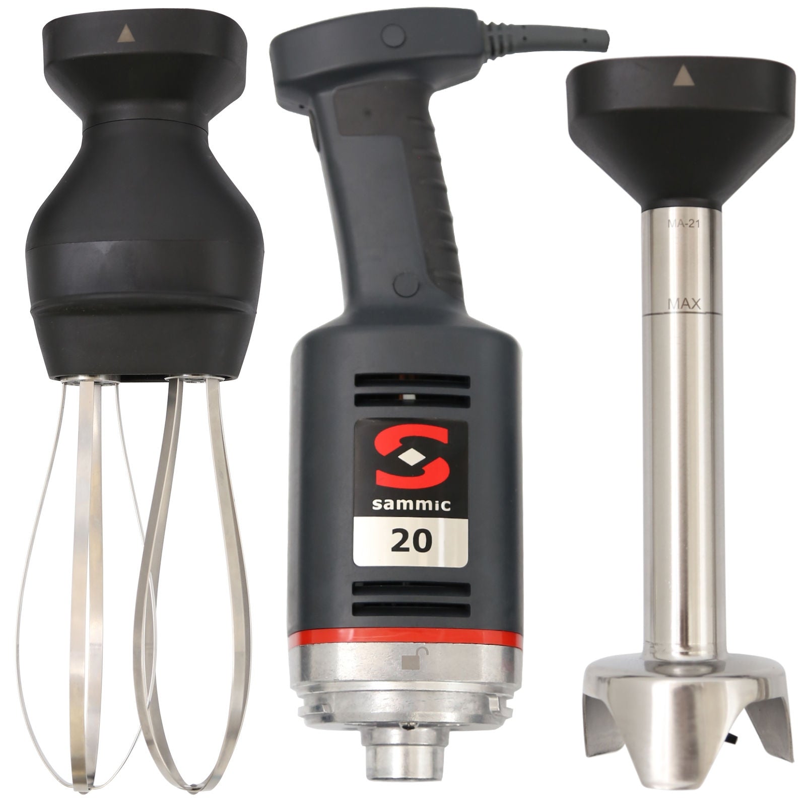 Hand blender with mixing arm and killing arm MB-21 300 W - Sammic 3030634 - Carlat
