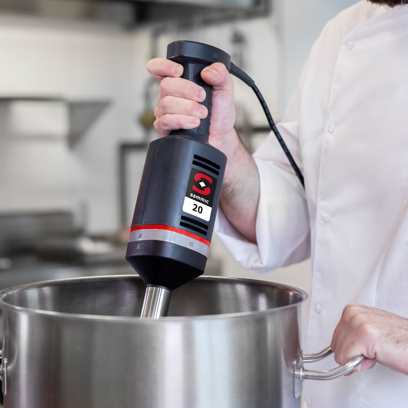 Hand blender with mixing arm and killing arm MB-21 300 W - Sammic 3030634 - Carlat