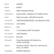 Handy Wireless Mouse for USB Green Computer - Carlat