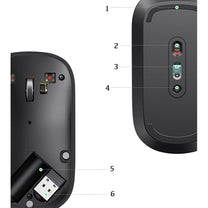 Handy Wireless Mouse for USB Green Computer - Carlat