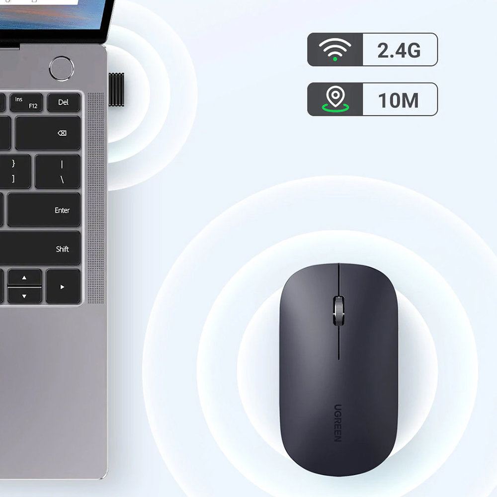 Handy Wireless Mouse for USB Green Computer - Carlat
