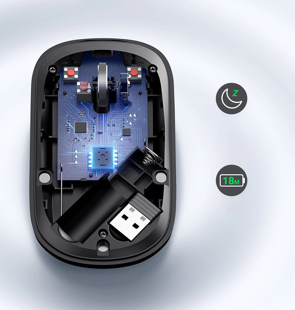 Handy Wireless Mouse for USB Green Computer - Carlat