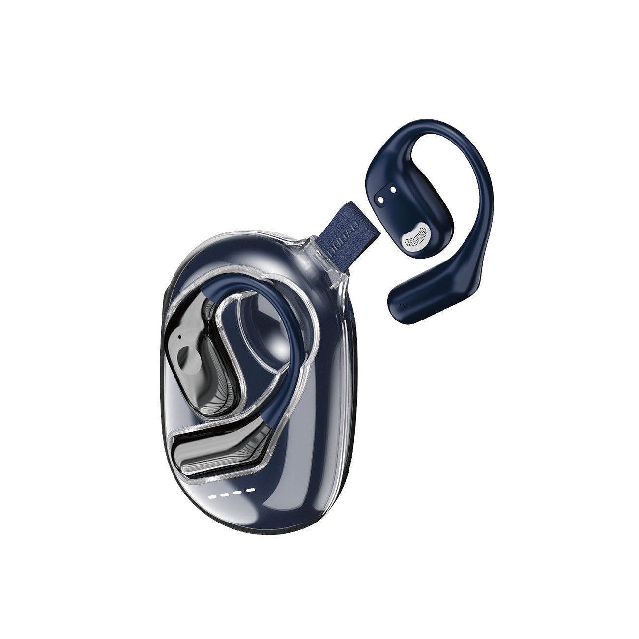 Headphones – Bluetooth 5.3 OWS USB-C business headset - navy - Carlat