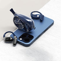 Headphones – Bluetooth 5.3 OWS USB-C business headset - navy - Carlat