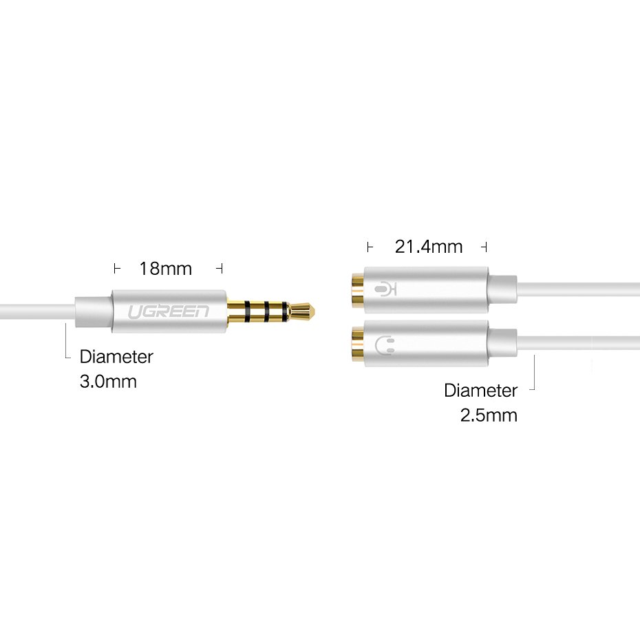 Headphones – Headphone splitter 3.5mm mini AUX jack + stereo - Carlat
