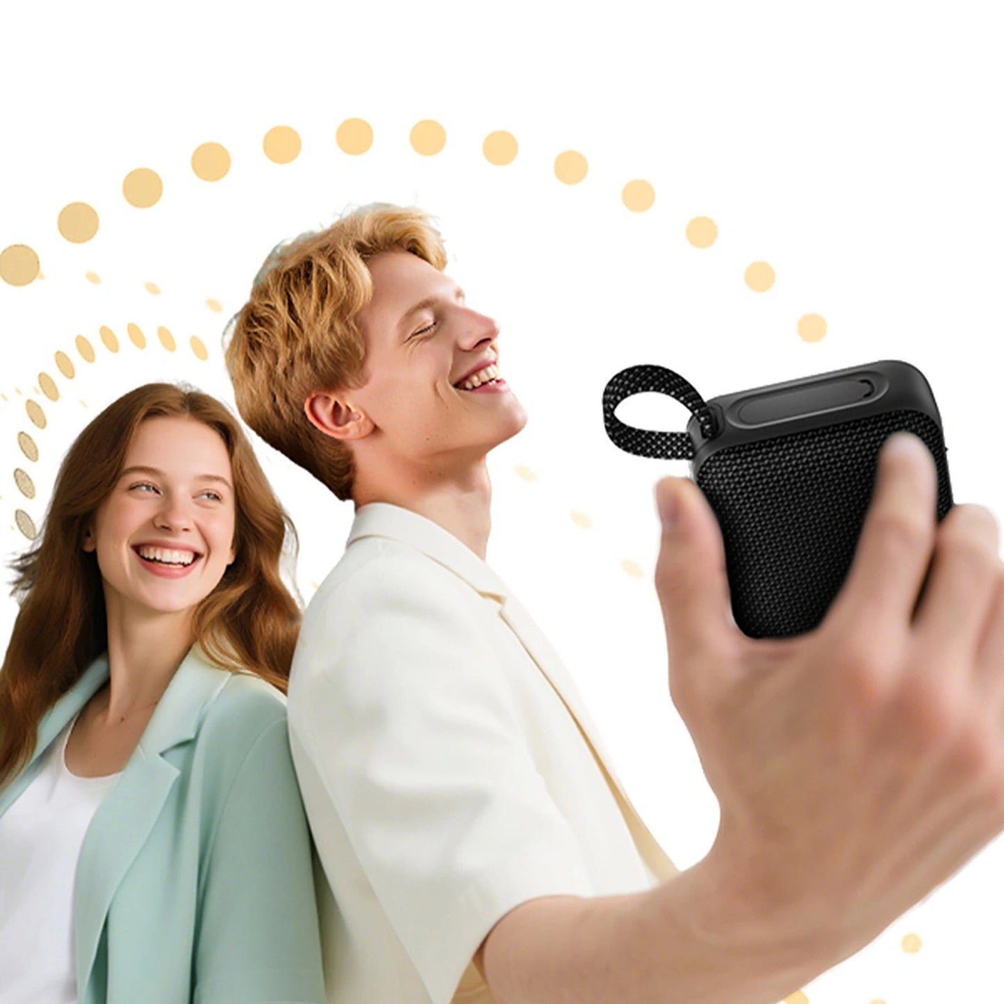 Headphones – Wireless Bluetooth speaker with RGB backlight IP67 - Carlat