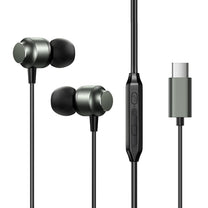 Headset USB-C JR-EC06 in-ear headphones, gray - Carlat