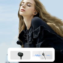 Headset USB-C JR-EC06 in-ear headphones, gray - Carlat