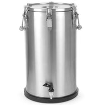 Heat container steel thermos with food transport tap 35L - Hendi 710326 - Carlat