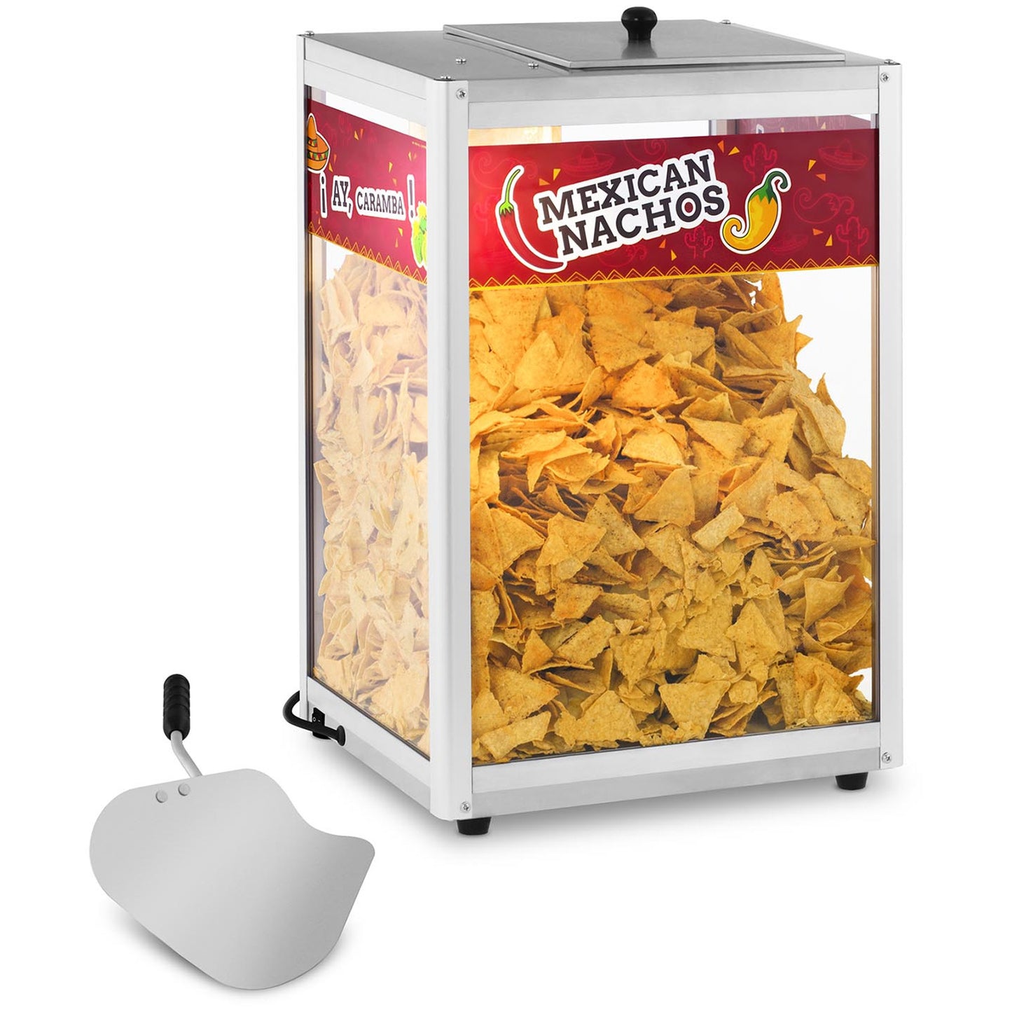 Heater for nachos popcorn peanuts + scoop - Carlat