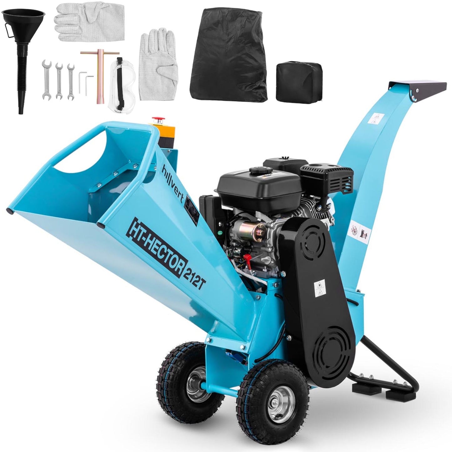 Heavy Machinery – Shredder, shredder, shrub branch chipper, petrol mobile, - Carlat