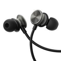 HiFi Wired Series JR-EW03 dark gray in-ear headphones with strong - Carlat