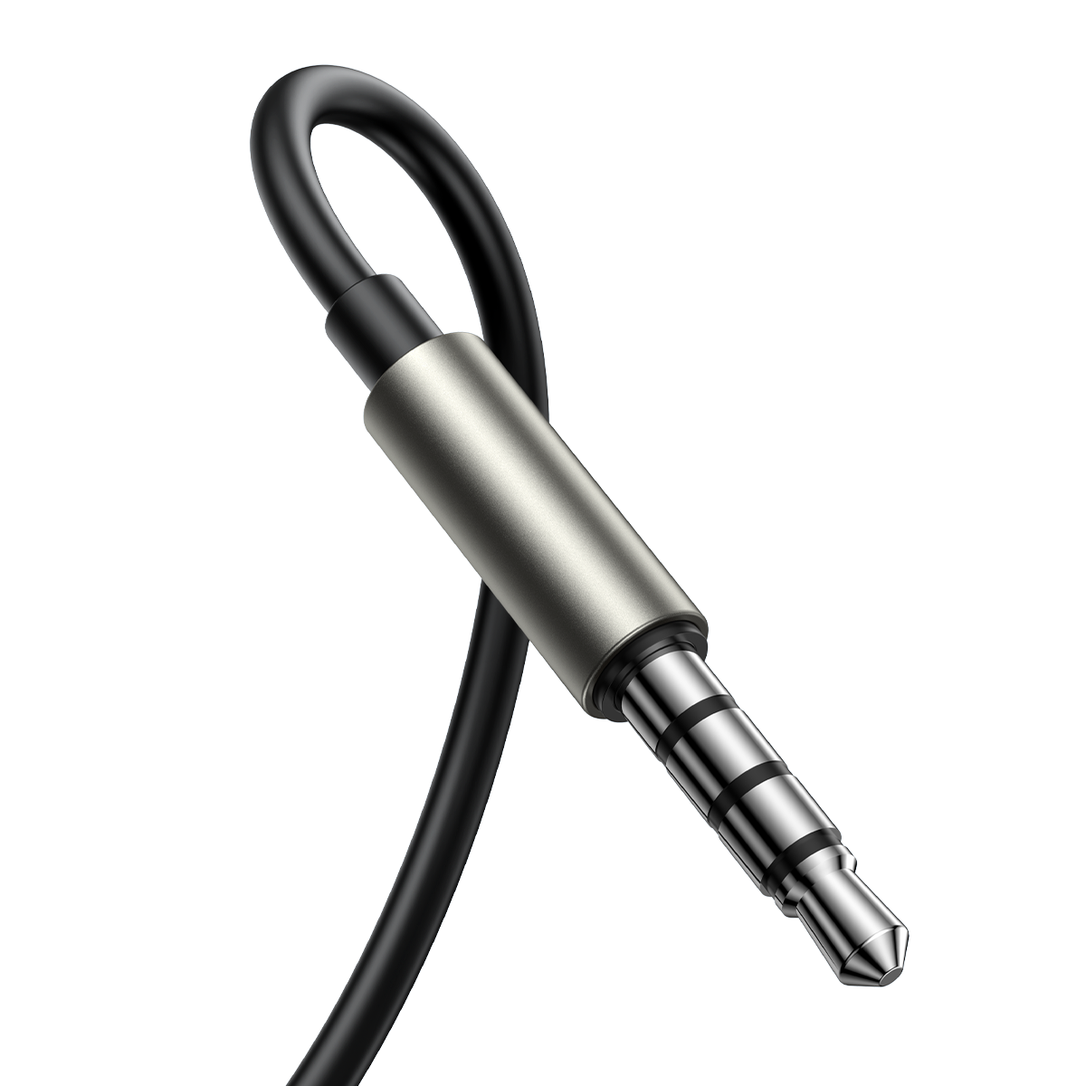 HiFi Wired Series JR-EW03 dark gray in-ear headphones with strong - Carlat