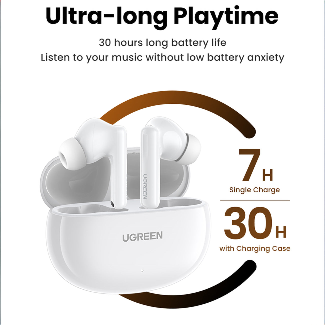 HiTune T6 wireless headphones with ANC function + USB-A - Carlat